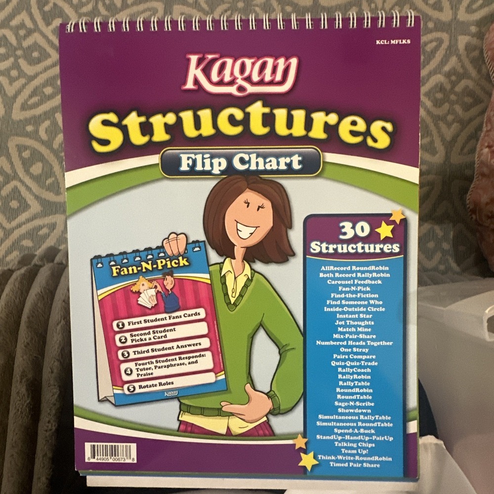 Educators Resource Kagan Publishing Structures Flip Chart Classroom‎ Teacher